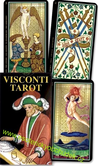 Visconti Tarot - MINI FORMÁT - NOVÁ EDICE s pevnou krabičkou