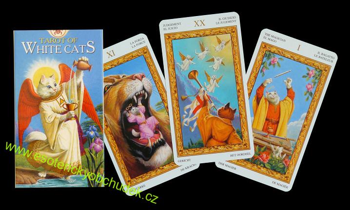 TAROT BÍLÝCH KOČEK - TAROT OF WHITE CATS