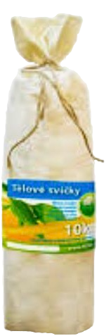 TĚLOVÉ SVÍCE V PLÁTĚNÉM SÁČKU