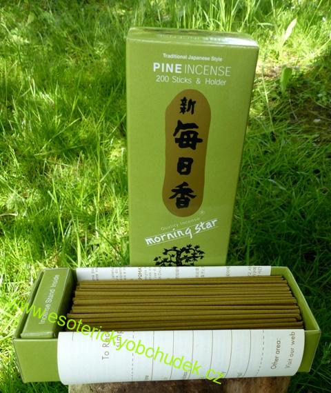 Japonské vonné tyčinky BOROVICE 200ks / Nippon Morning Star Pine