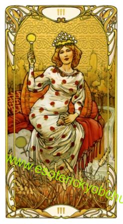 Golden Art Nouveau Tarot - Zlatý tarot Art Nouveau - Giulia F. Massaglia - LLEWELLYN - MINI FORMÁT