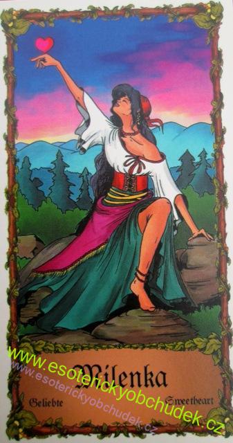Cikánské karty - TAJEMSTVÍ CIKÁNSKÝCH KARET 32karet (bez knihy) - Růžena Vernerová