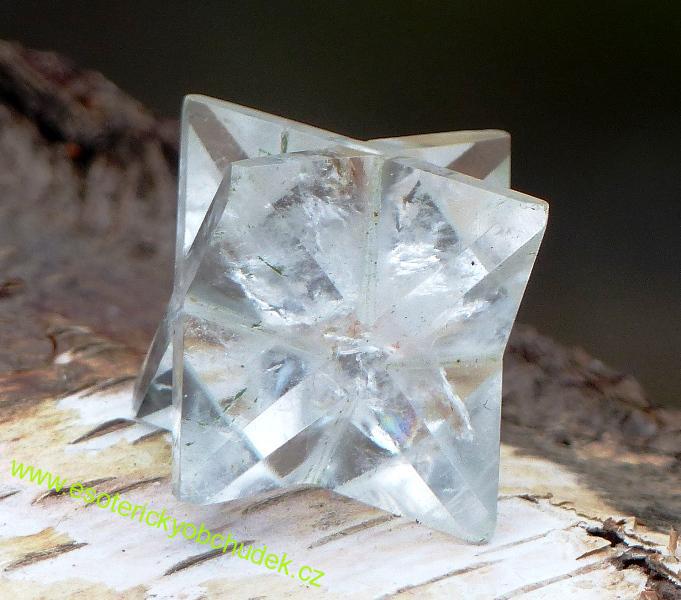 Merkaba - křišťál - cca 1,5 -1,8 cm