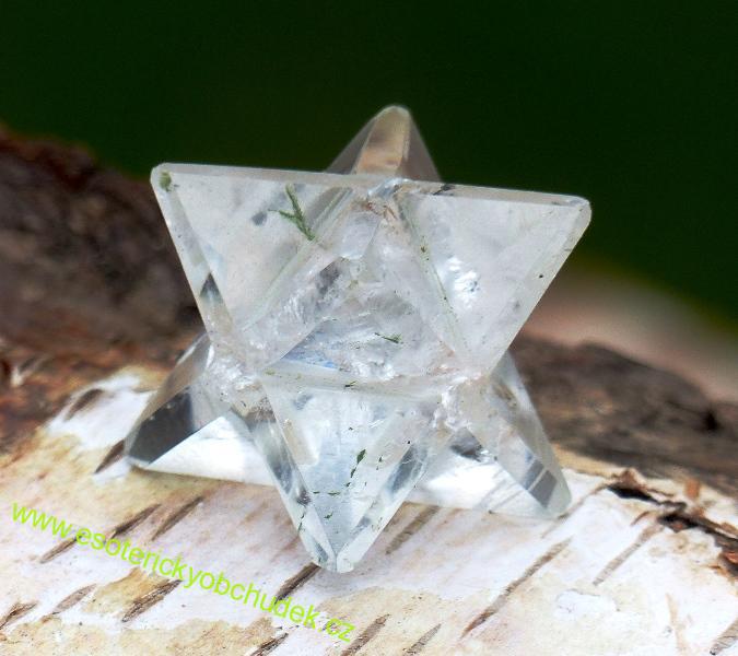 Merkaba - křišťál - cca 1,5 -1,8 cm