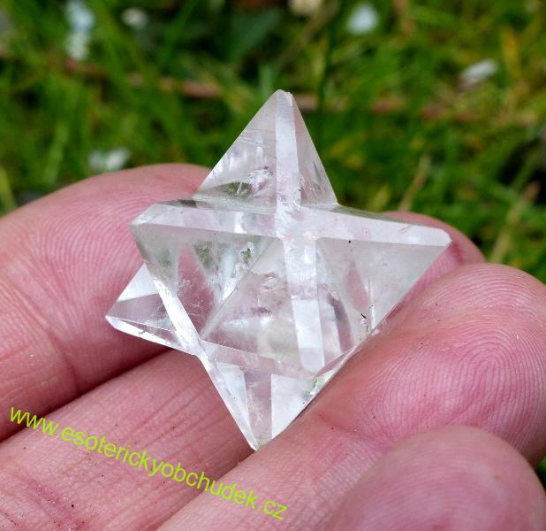 Merkaba - křišťál - cca 1,5 -1,8 cm