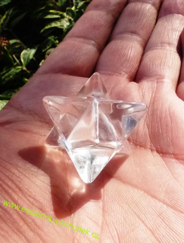 Merkaba - křišťál - 3,1 - 3,3 cm