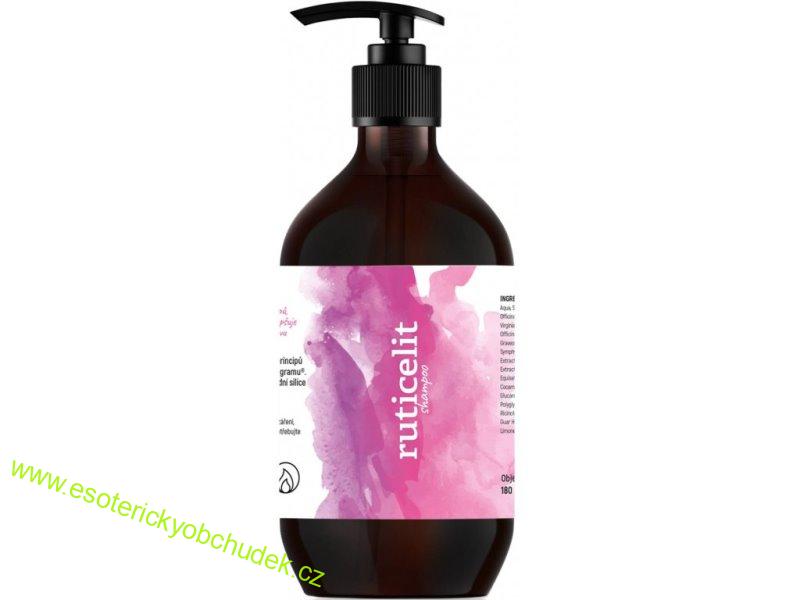 RUTICELIT přírodní bylinný šampon 180 ml - tvorba lupů, slabé vlasy, špatní vlasová výživa