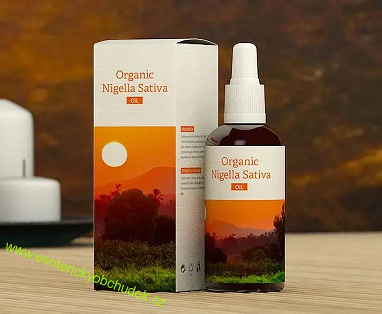 Organic Nigella Sativa olej - 100ml - podpora trávení, posílení energie organismu
