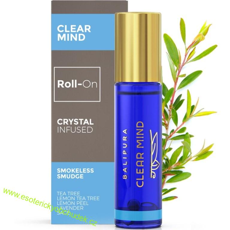 Přírodní aroma roll-on Balipura ČISTÁ MYSL / CLEAR MIND - zklidnění, soustředěná pozornost, duševní jasnost