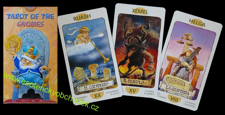 TAROT SKŘÍTKŮ - Tarot of the Gnomes -  Pietro Alligo, Antonio Lupatelli