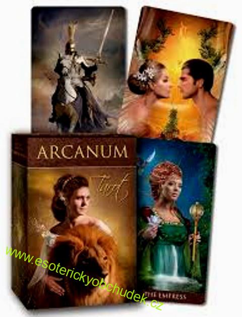 Tarot ARCANUM - Renata Lechner - tarotový set 78 karet - cena do vyprodání zásob