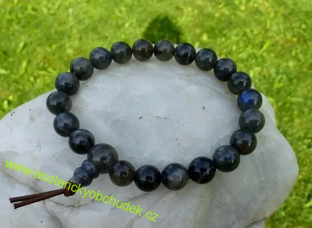 Náramek - LABRADORIT - energetický (Buddhův) náramek