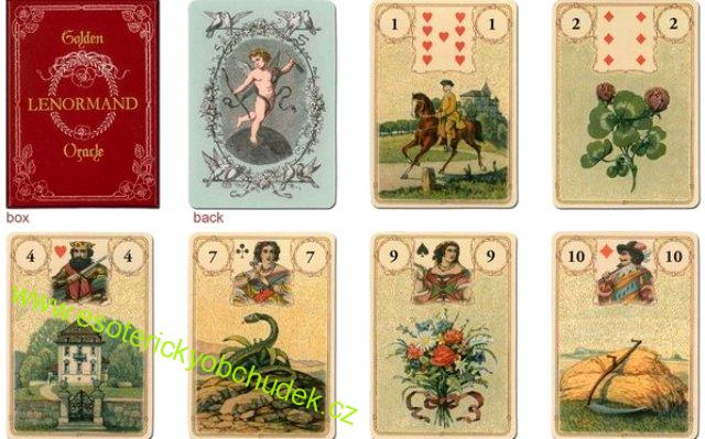 Golden Lenormand Oracle - Zlatá Lenormand