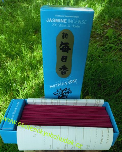 Japonské vonné tyčinky JASMINE 200ks / Nippon Morning Star
