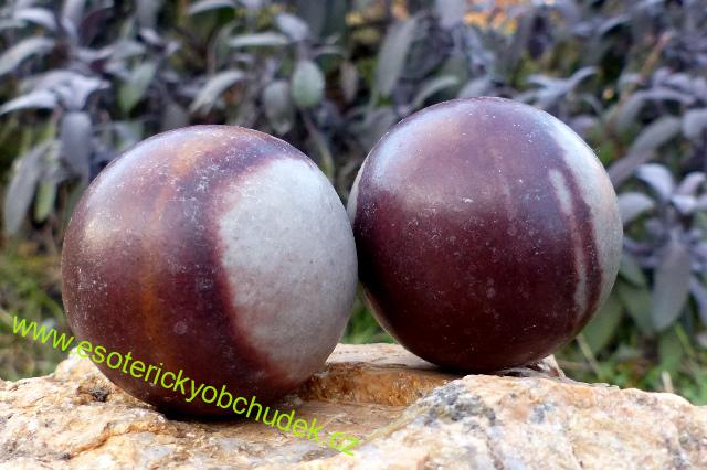 Shiva lingham - čínské masážní koule (cchi-kung koule) cca 4,5 cm 