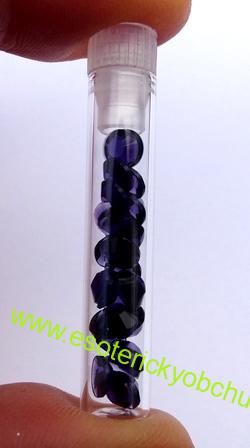 PURPUROVÝ ELOHIM - vysokofrekvenční body krystaly pro harmonizaci - sada 12/24 ks krystalů + návod