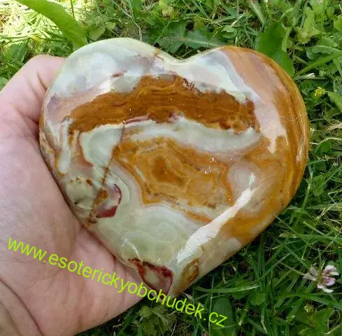 Srdce - Aragonit cca 11 cm