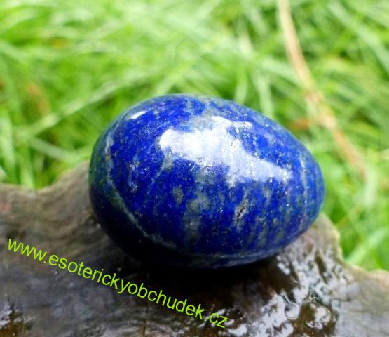 LAPIS LAZULI - vajíčko 3,5 cm ručně broušené - cena do vyprodání zásob (skladem 1 ks)