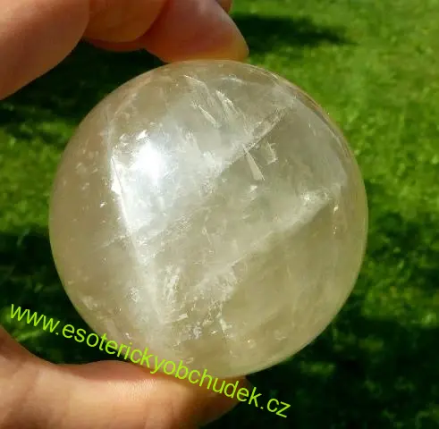 KOULE ZLATÝ KALCIT 6,3 cm - 1