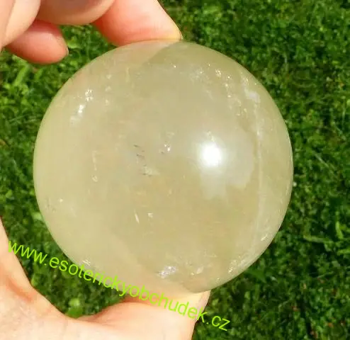 KOULE ZLATÝ KALCIT 6,3 cm - 2