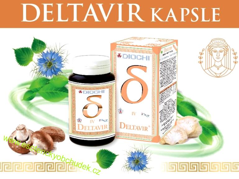 DELTAVIR kapsle - imunita, záněty, alergie, obnova nervových zakončení, trávení, prostata