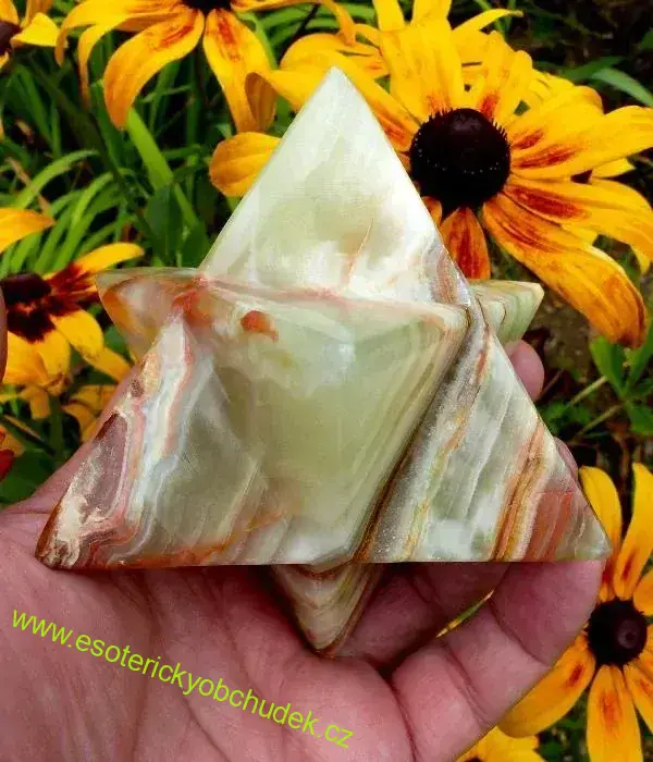 Merkaba - aragonit - cca 10,5 cm