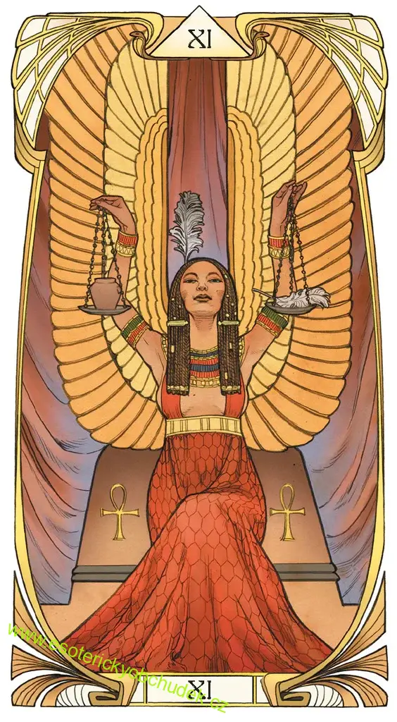 Egyptian Art Nouveau Tarot