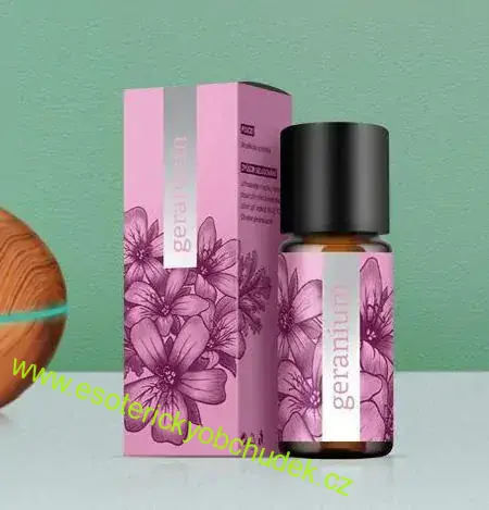 ESENCE GERANIUM 10 ml - klidná mysl, stres, spánek, repelent