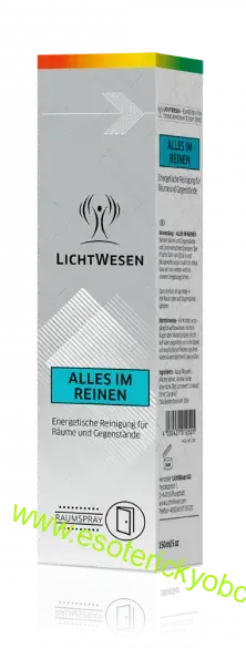 118. PROČIŠTĚNÍ PROSTORU (Alles in reinen - vše v čisté podobě) aroma sprej 150 ml - pro energetické čištění prostoru a předmětů