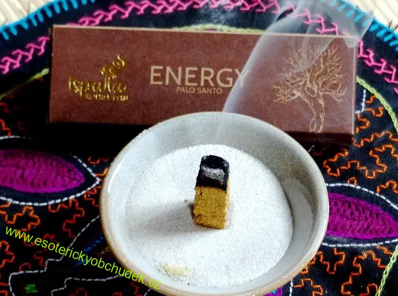 PALO SANTO - ENERGIE - vonné tablety Ispalla z PERU - očista, ochrana, posílení, uvolnění