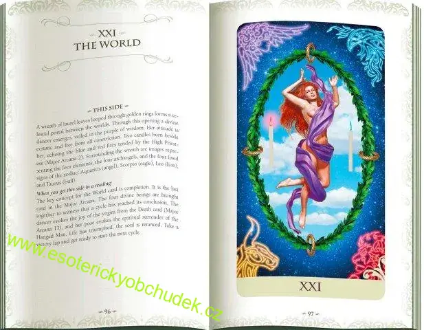 Vice VersaTarot  - Obrácený tarot - SET S KNIHOU V AJ - oboustranné karty