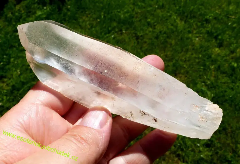 KŘIŠŤÁL - čirý laserový dvojkrystal 14,5 cm 