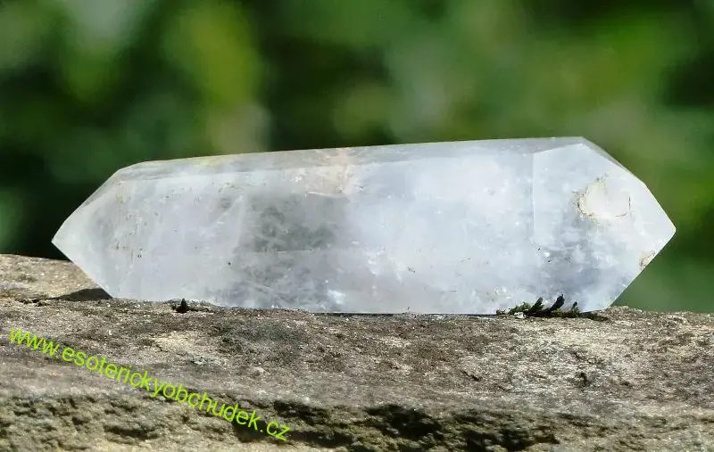 KŘIŠŤÁL - oboustranný broušený krystal 11,7 cm