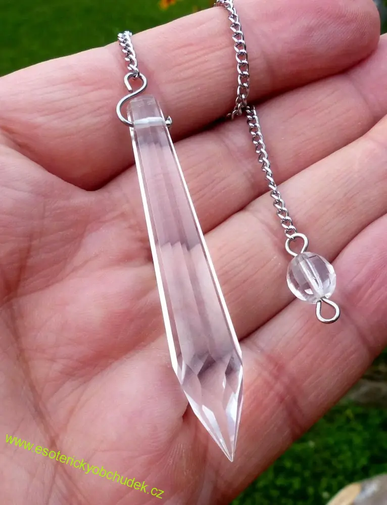 Kyvadlo - kvalitní křišťálové sklo 7,5 cm
