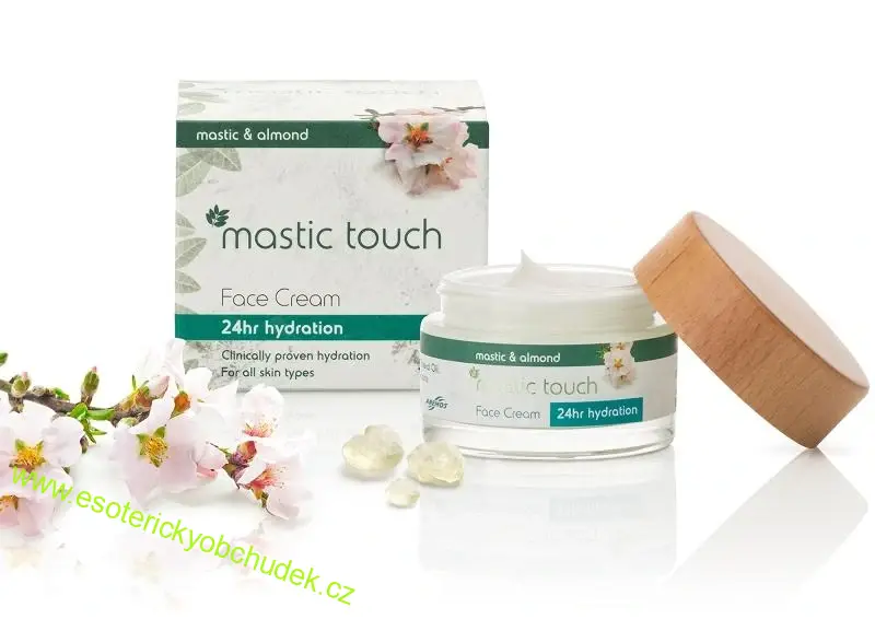 24h hydratační pleťový krém proti vráskám s mastixovým a mandlovým olejem 50 ml - cena do vyprodání zásob