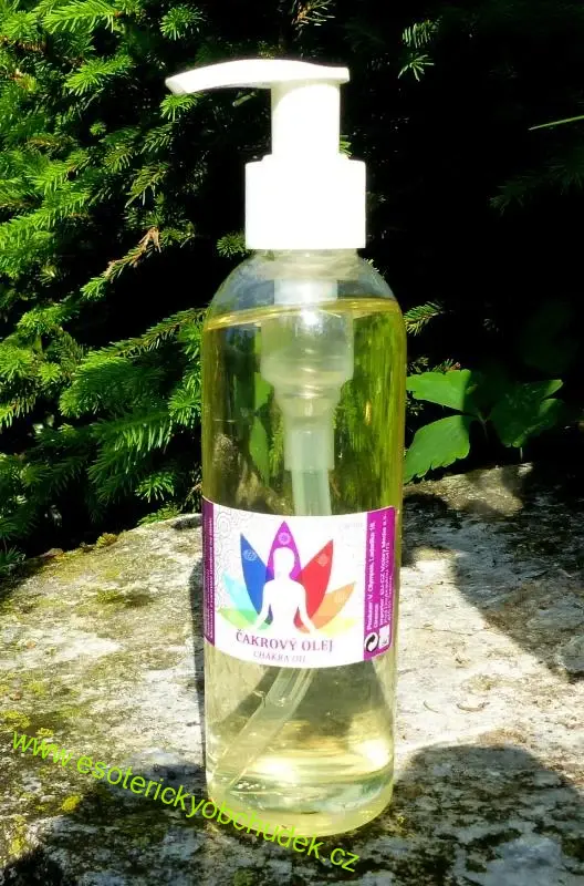 Čakrový olej - masáže, koupel, aromaterapie