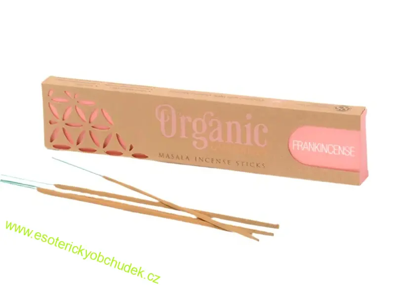 Přírodní vonné tyčinky Song of India - Organic masala FRANKINCENSE - KADIDLO