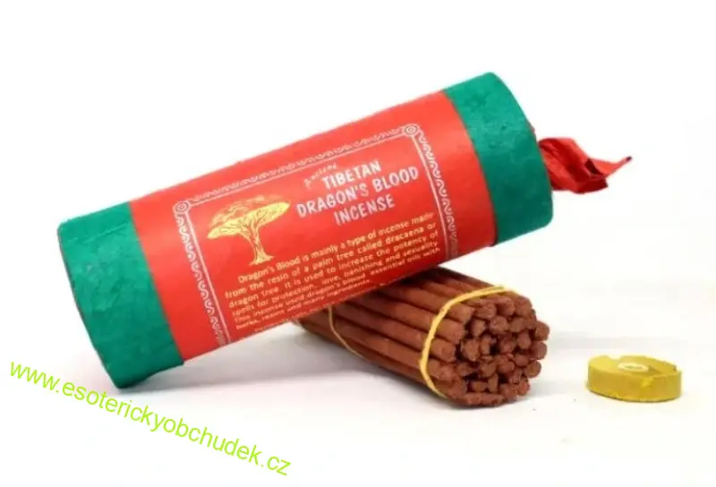 Tibetské tyčinky - DRAGONS BLOOD / DRAČÍ KREV - Tibetan incense