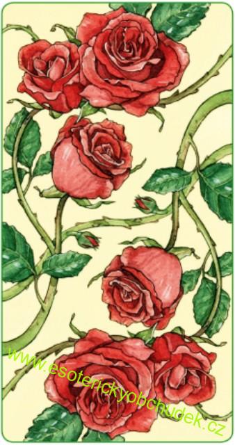 Romantic tarot/Romantický tarot - 78 tarotových karet + brožura