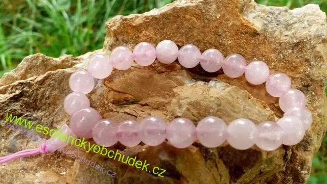 Náramek -RůŽENÍN - energetický (Buddhův) náramek
