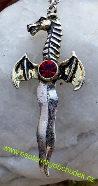 Amulet "Dračí dýka" - pro manifestaci myšlenky - skladem 1 ks