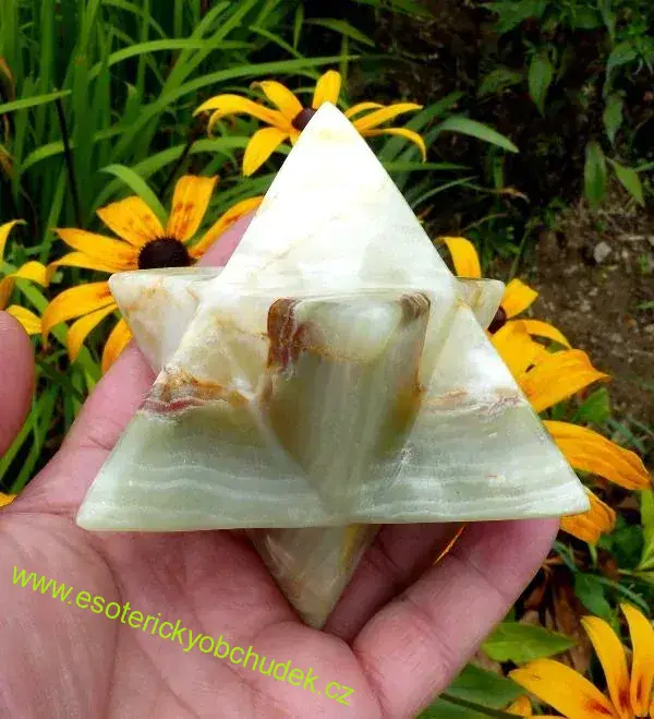 Merkaba - aragonit - cca 10,5 cm