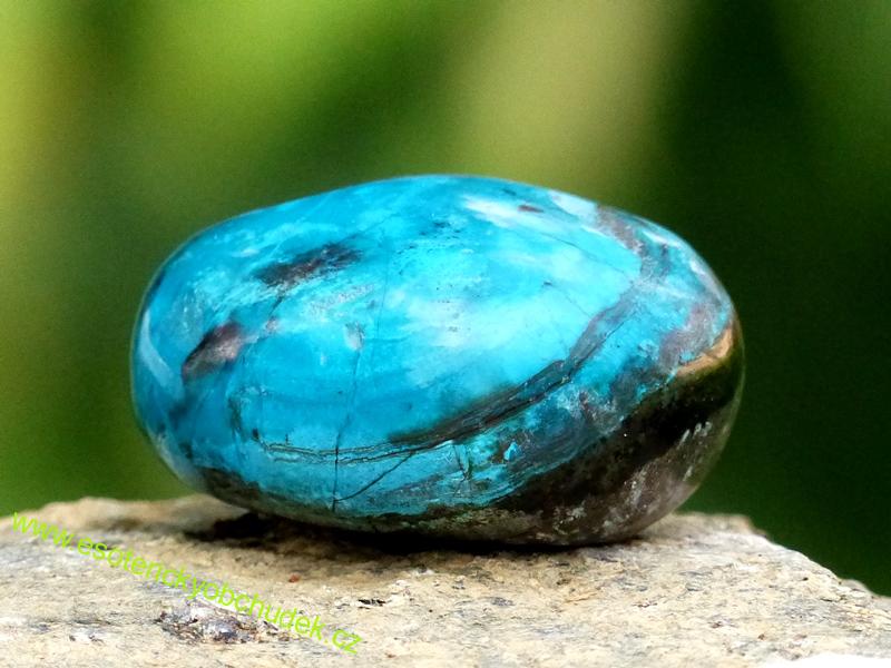 Chryzokol valounek - 3,9 cm - skladem 1 ks