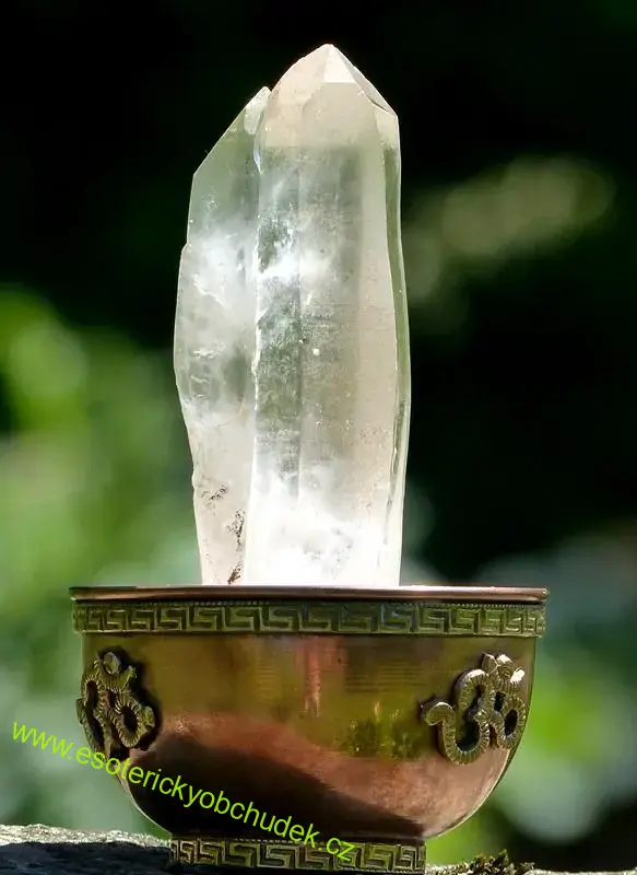 KŘIŠŤÁL - čirý laserový dvojkrystal 14,5 cm 