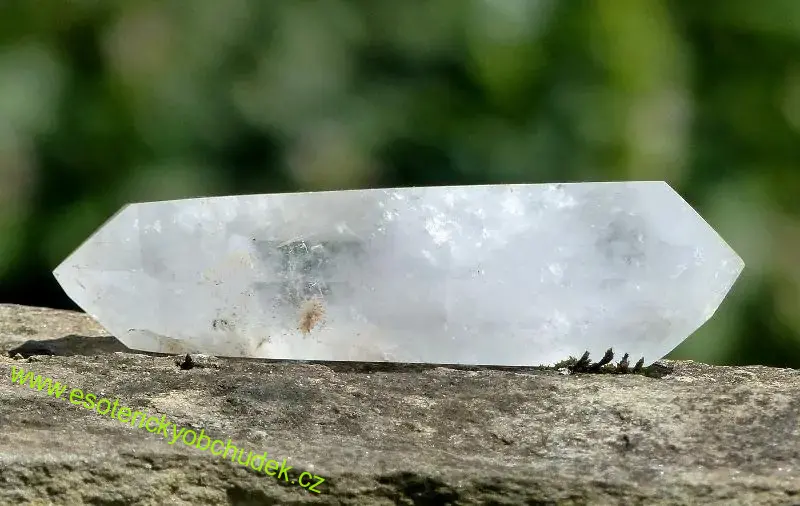 KŘIŠŤÁL - oboustranný broušený krystal 11,7 cm