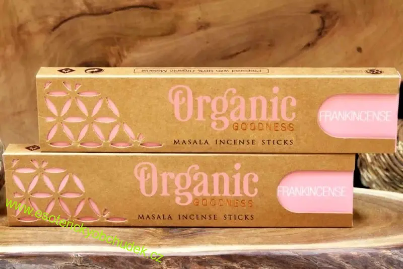 Přírodní vonné tyčinky Song of India - Organic masala FRANKINCENSE - KADIDLO