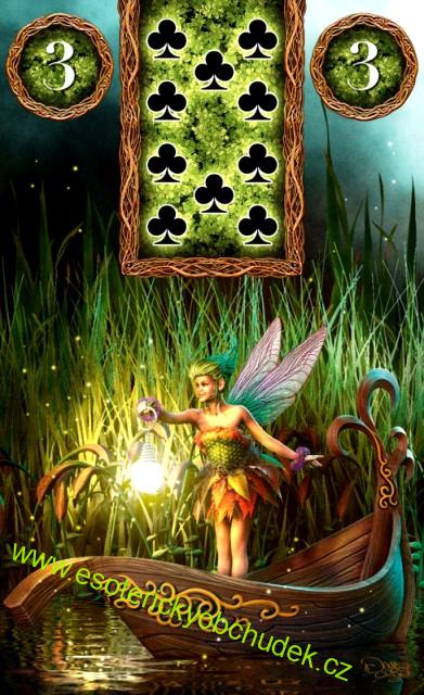 FAIRY LENORMAND ORACLE CARDS - Vílí Lenormand - věštecké karty - David Corsi