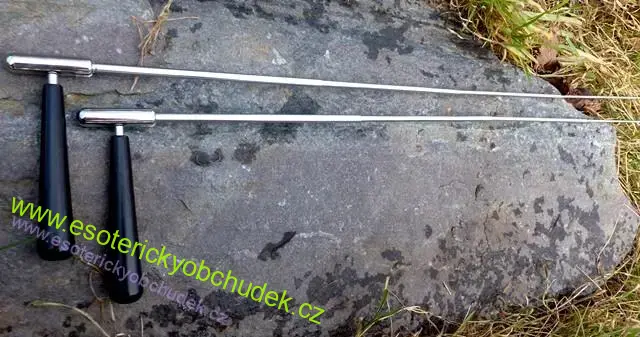 L dráty PROFI - teleskopické virgule s otočnou dřevěnou rukojetí 