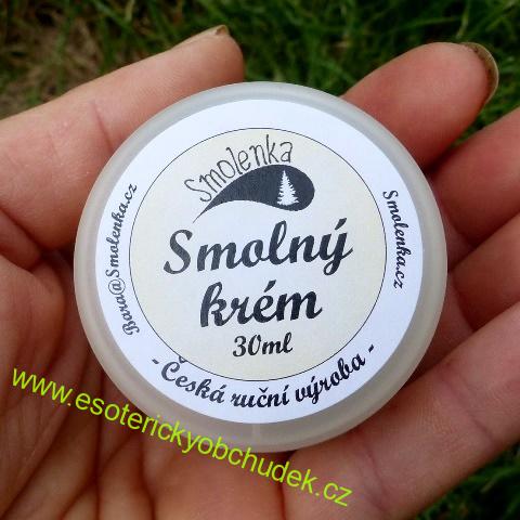 Smolenka - Smolný krém smrkový 30ml - regenerace pokožky, exzémy, popraskaná kůže, opruzeniny