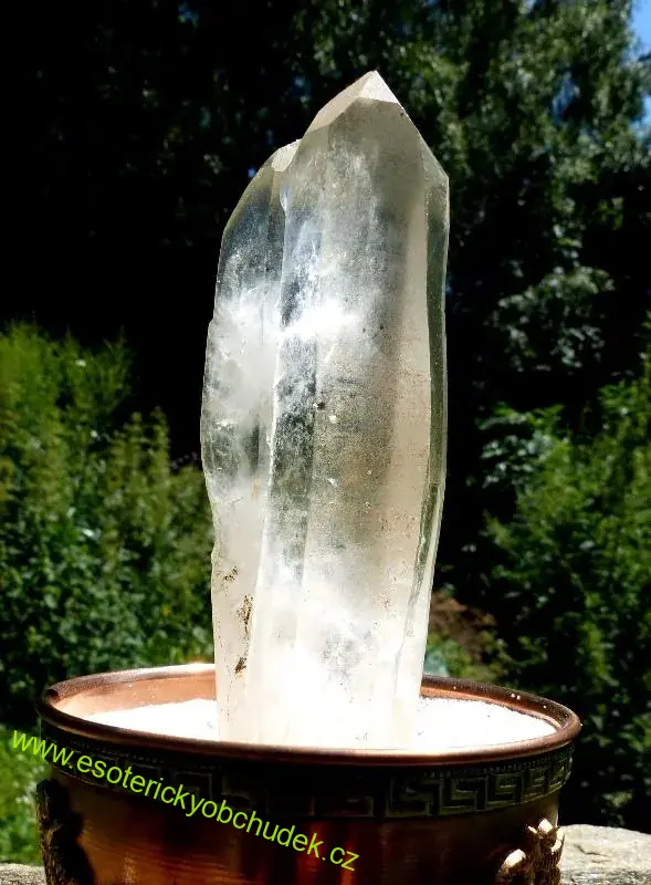 KŘIŠŤÁL - čirý laserový dvojkrystal 14,5 cm 